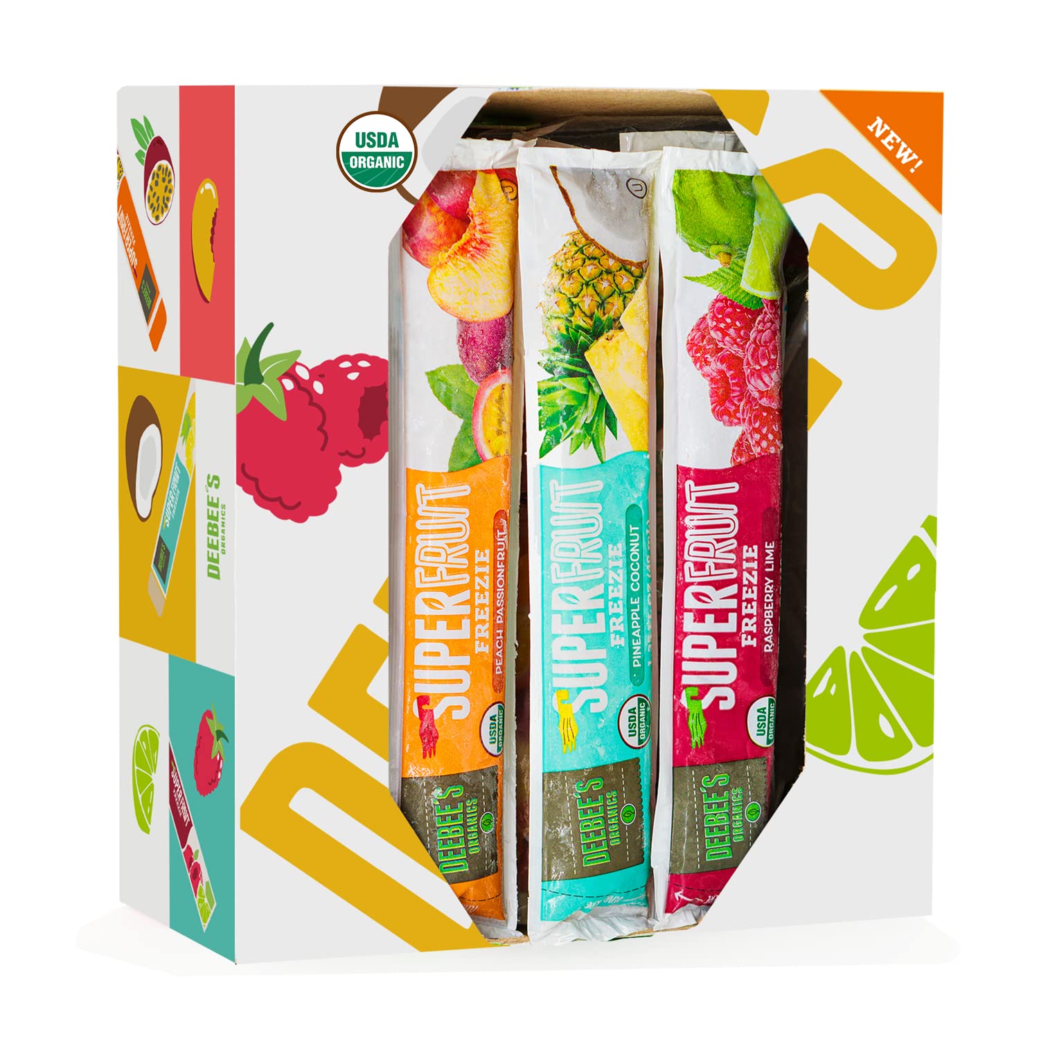Buy DeeBee's Organics Tropical SuperFruit Freezie, 100 Real Fruit