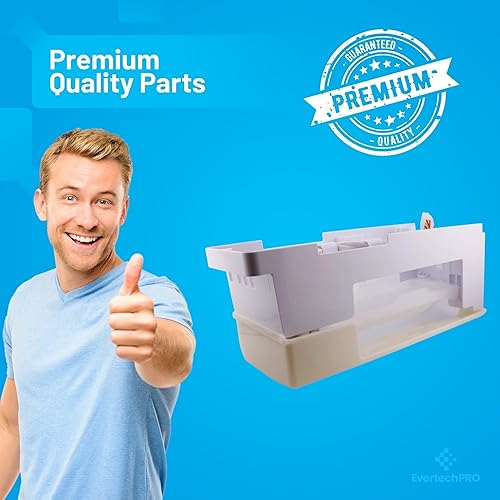 Miniatura 2 de EvertechPRO DA97-07603B Fabricante de hielo para refrigerador Samsung DA61-03213B DA61-05227A