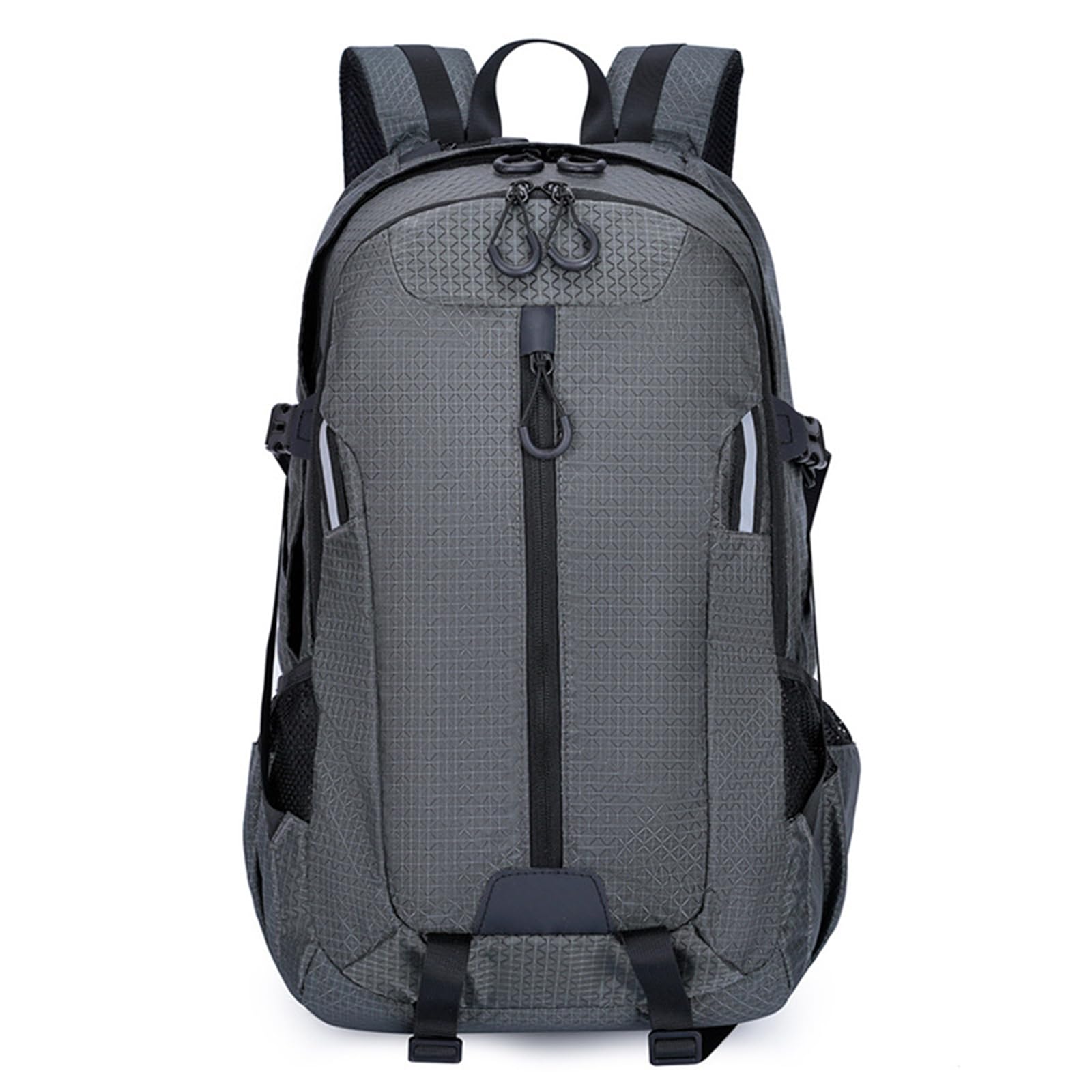 PORRASSO 40L Hiking Backpack Trekking Rucksack Waterproof Daypack Durable Backpack for Women Men Travel Climbing Outdoor Sports Grey