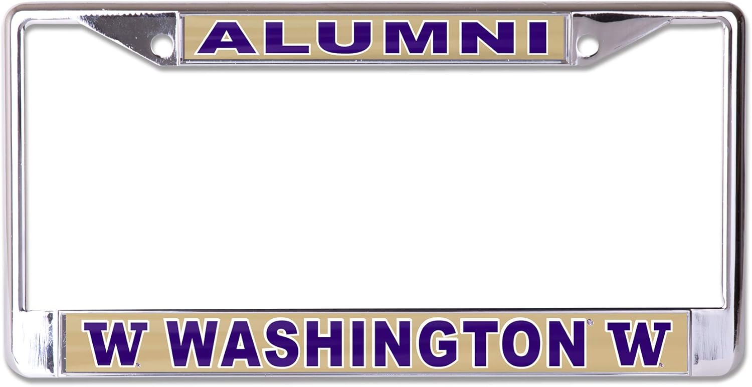 University of Washington Alumni Chrome License Plate Frame