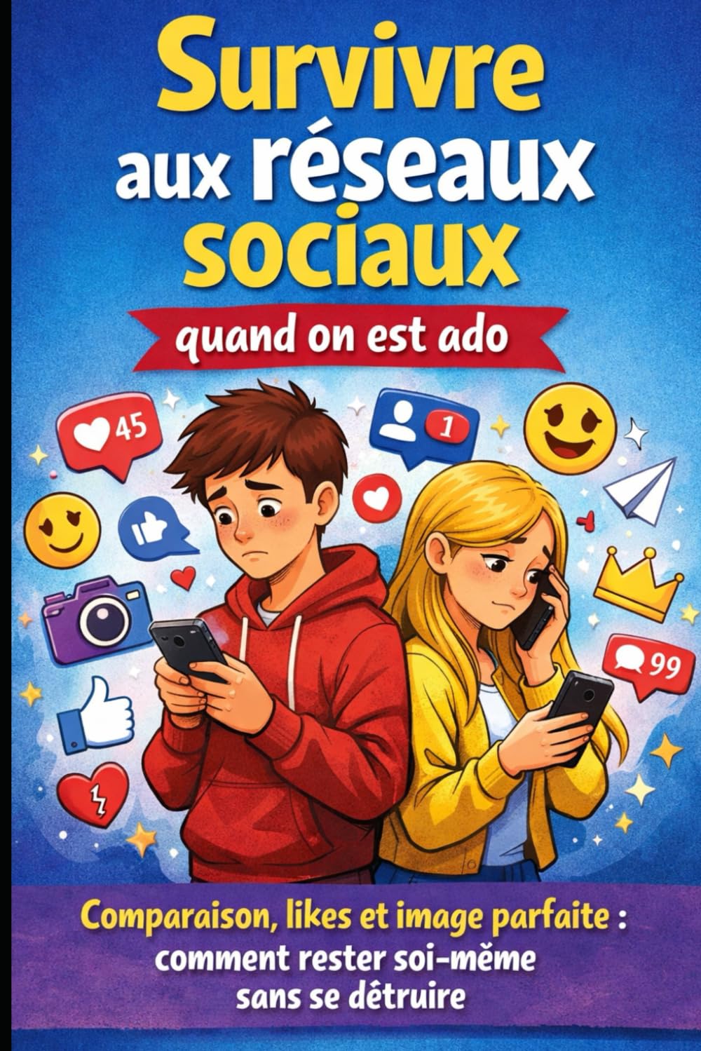 Survivre aux réseaux sociaux quand on est ado: Comparaison, likes et image parfaite : comment rester soi-même sans se détruire