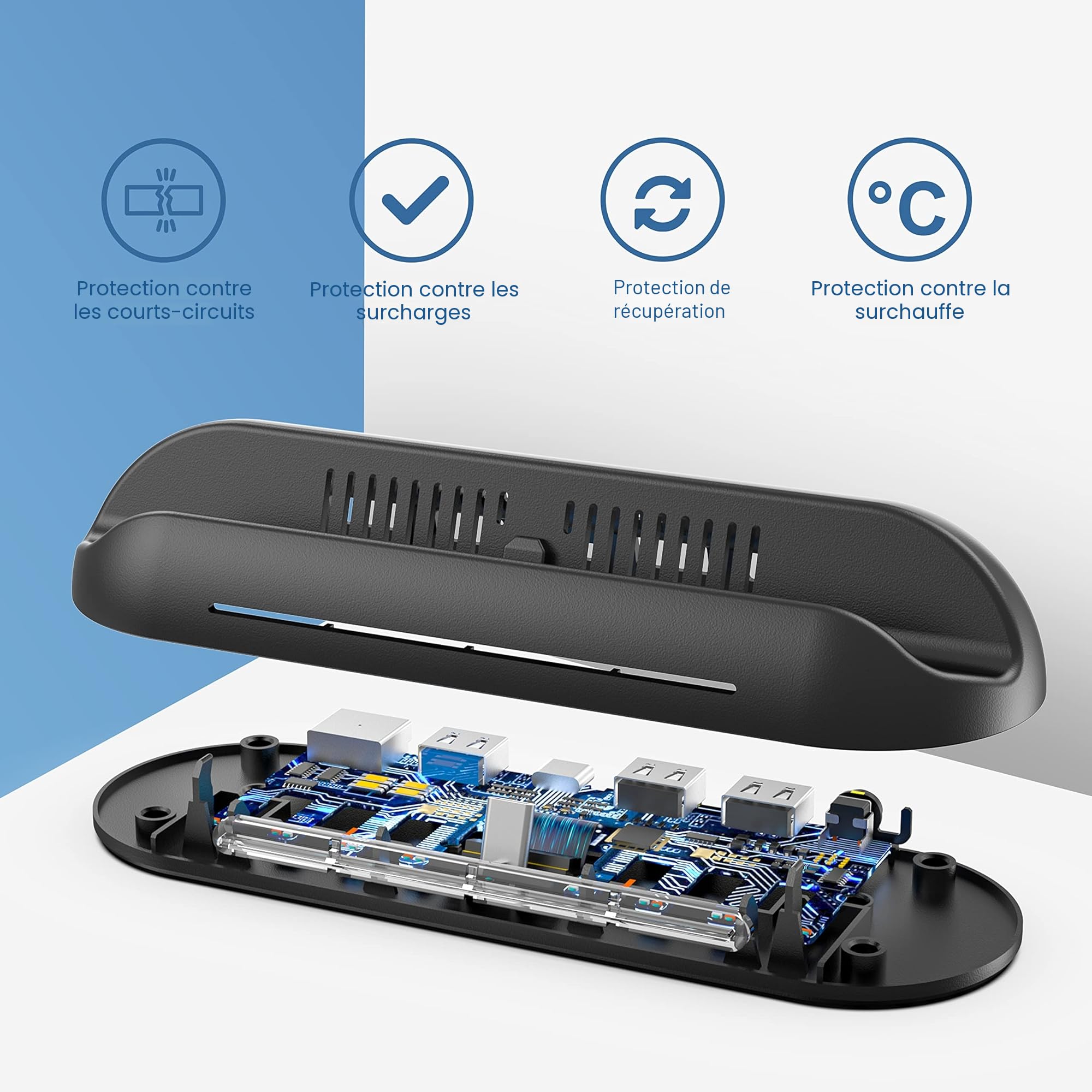 GKEAPZA Station d'accueil pour Nintendo Switch/Switch OLED, base portable 5 en 1 avec port HDMI, USB 3.0 type C et charge, remplacement officiel