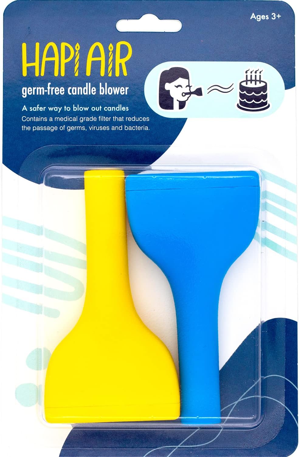 HAPIAIRHapi Air Birthday Candle Blower Fun and Safe for Kids and Adults Best Alternative to Blowing Out Birthday Candles!