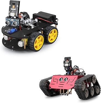 ELEGOO UNO R3 Project Smart Robot Car Kit V4 & ELEGOO Conqueror Robot Tank