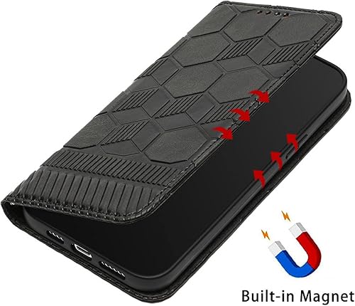 Miniatura 5 de ZiEuooo Funda de piel con cierre magnético y tapa para iPhone 13, 14, 12, 11 Pro Max Mini SE 8 7, cubierta trasera, tarjetero (11 Pro Max, bronceado)