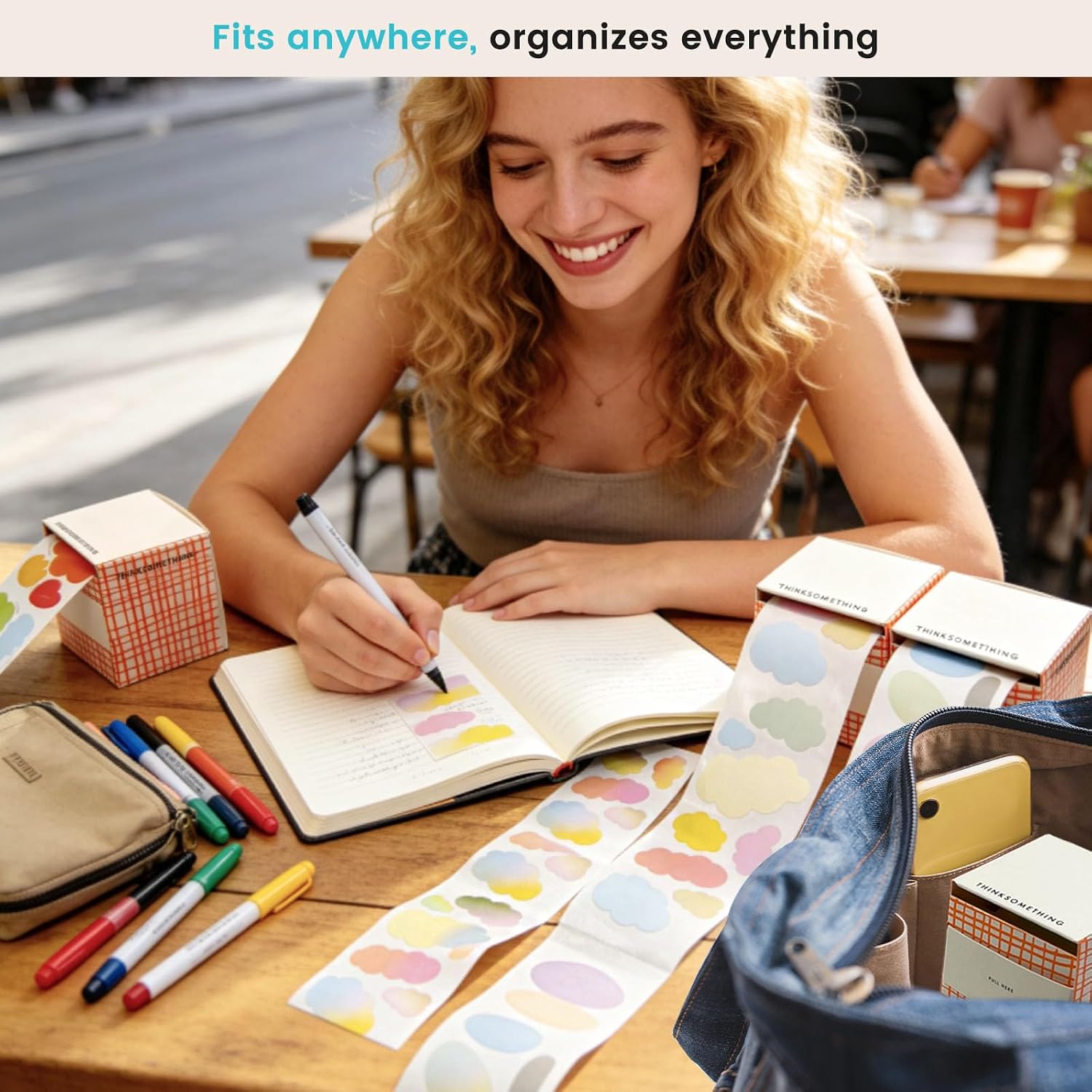 Daily Treasures 4-Pack Pull-Out Sticky Notes, Irregular Shapes(Cloud, Dot, Petal,Gradient),640 Sheets Pull-Out Full Adhesive Memo Pads Sticker Label for Planners,Journals,Office,School (Pastel Colors)