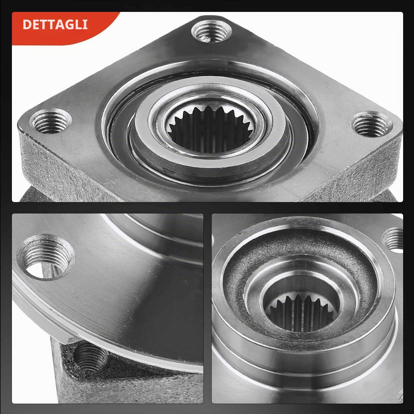 Frankberg 2 cuscinetti ruota set di cuscinetti ruota asse anteriore | asse anteriore, Ruota flangiata ⌀117, 1, 4400918; Compatibile con: Terra Kasten/Kombi 024A, Marbella 28A