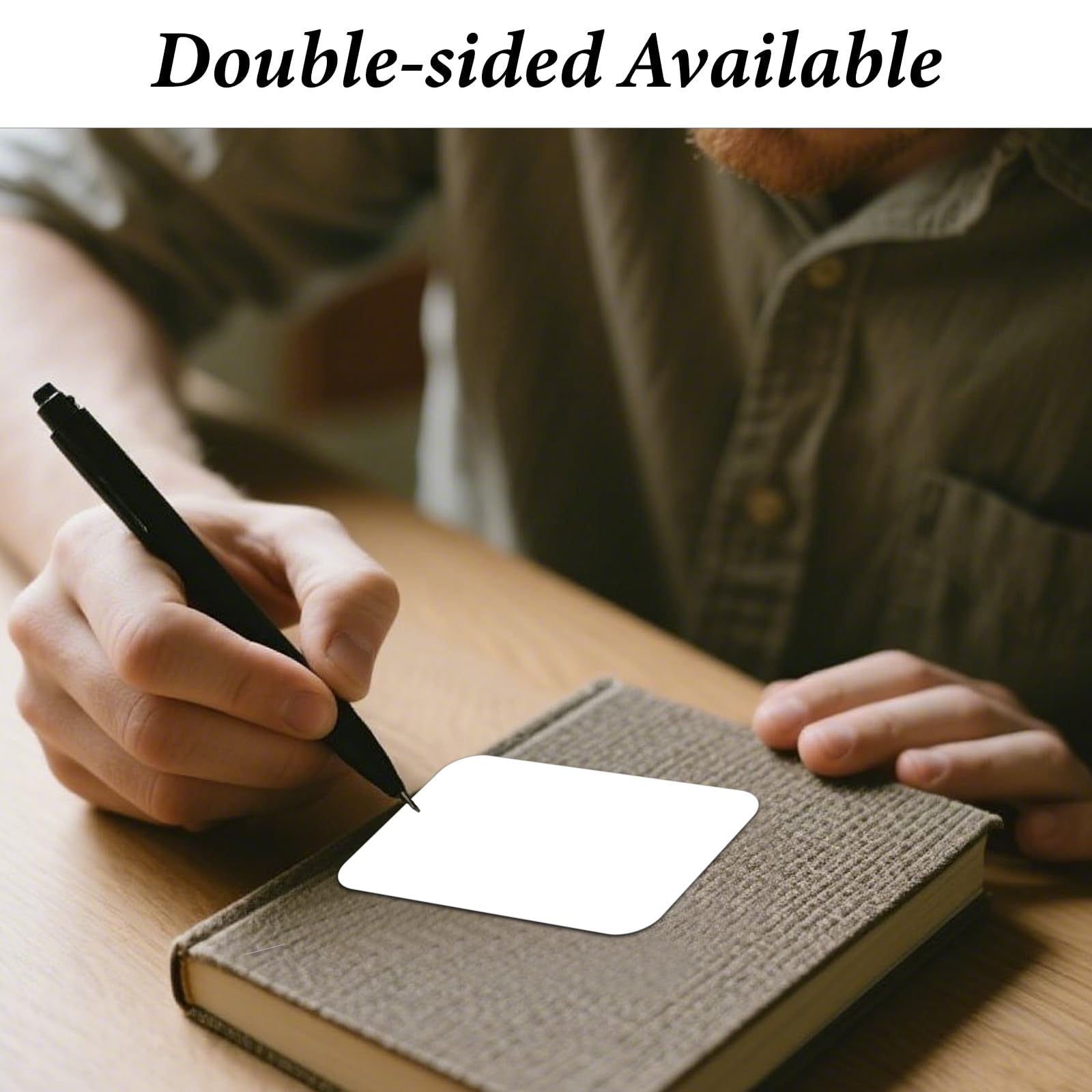 100PCS Blank Business Cards 3.5" x 2" Small Note Cards White Business Paper Card Double-Sided Mini Greeting Place Name Vocabulary Word Flash Card Scrapbookings DIY Gift Tags Label - Image 4