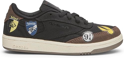 Reebok Baskets Harry Potter Club C 85 unisexes pour enfant, Noir nuit/marron ter