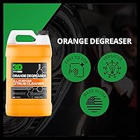 Vista 4 de 3D Desengrasante naranja – Limpiador de coche a base de cítricos para aceite, grasa, suciedad y adhesivos – A base de agua, no corrosivo, ecológico
