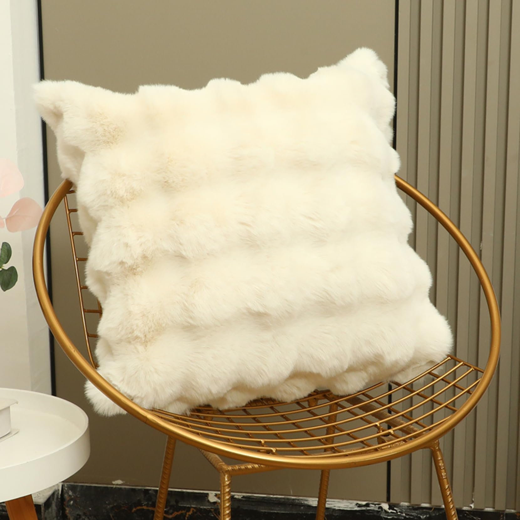 Nonebrand - Copricuscini quadrati decorativi per divano, letto, sedia