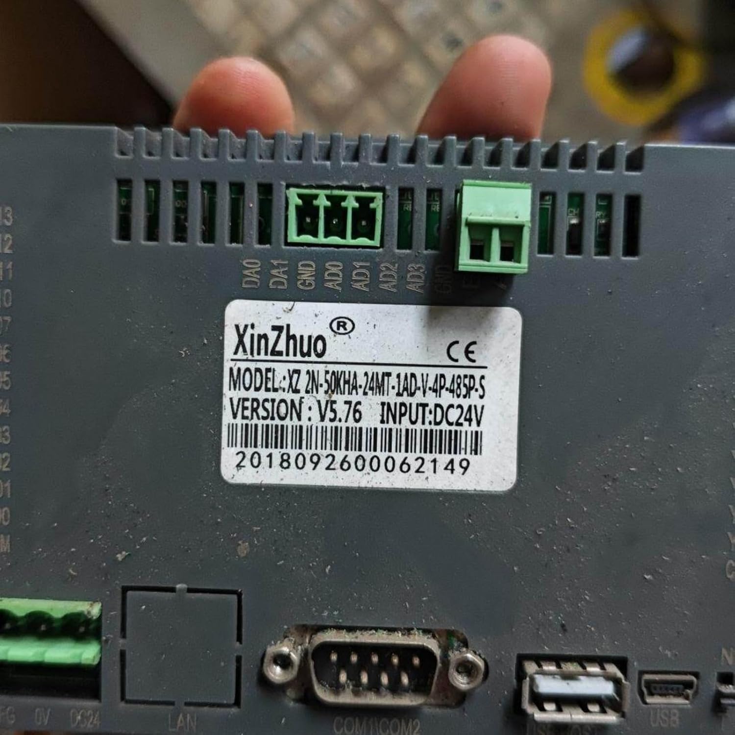 XZ2N-50KHA-24MT-1AD-V-4P-485P-S External Screen Touch Internal Display(XZ3G-5-24MR-4AD20A-1PT3V5-V5-C3)