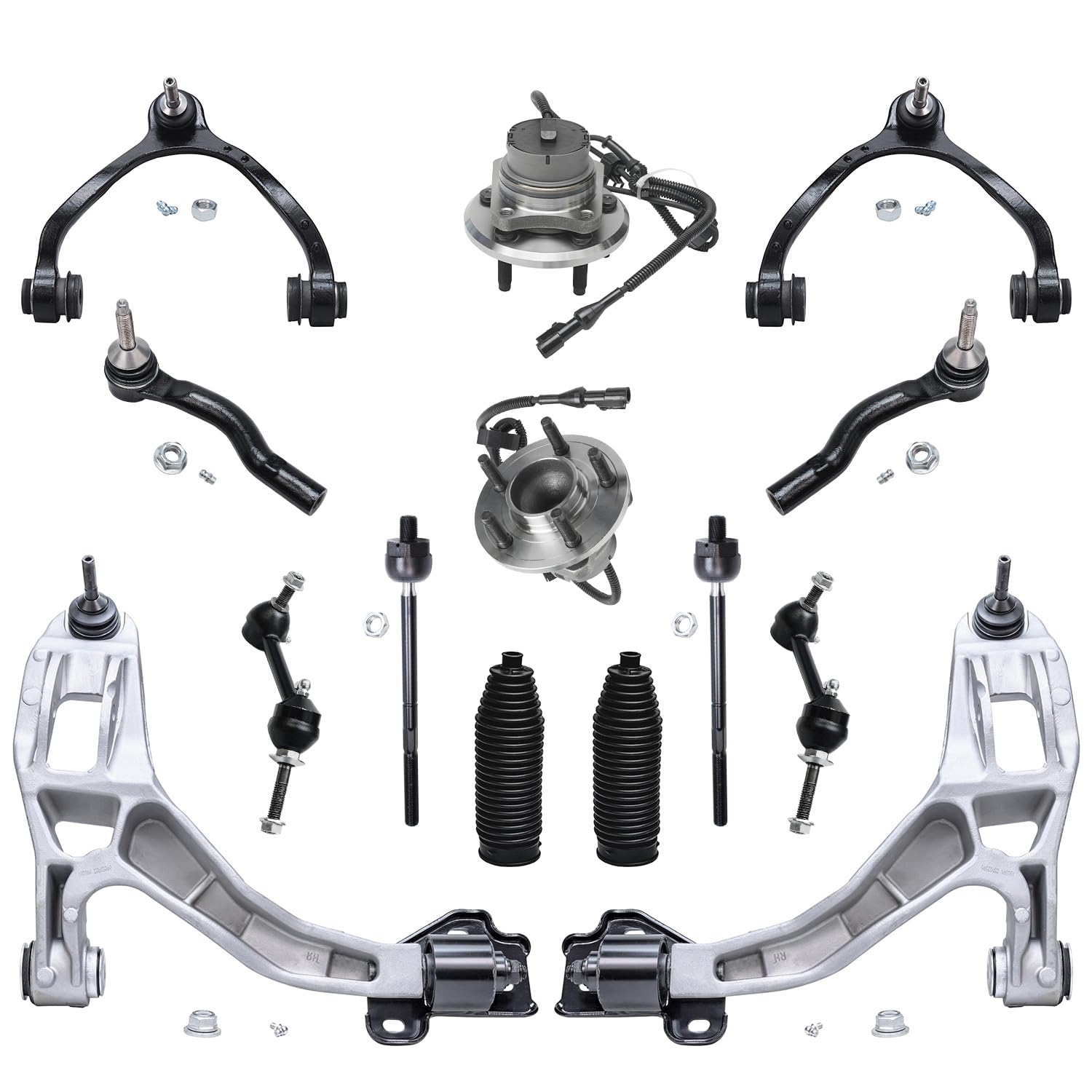 Detroit Axle - Front End 14pc Suspension Kit for Mercury Grand Marquis