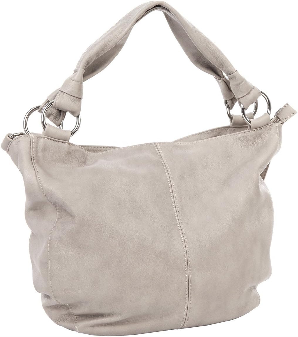 EASTLINE Ladies' Bag, shoulder bag leather taupe