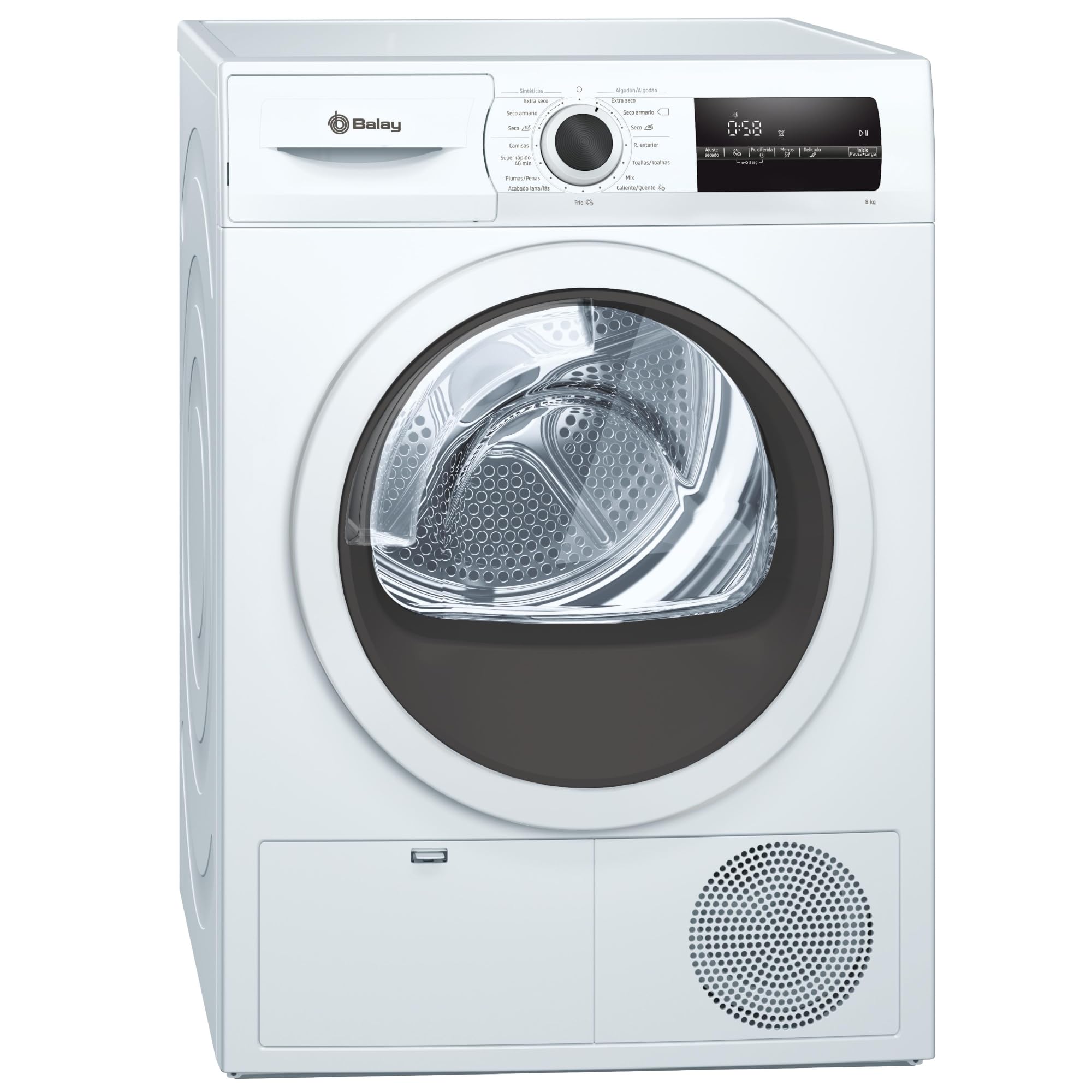 Balay Secadora 3SB581B Blanco 8Kg, Lanzamiento 2023