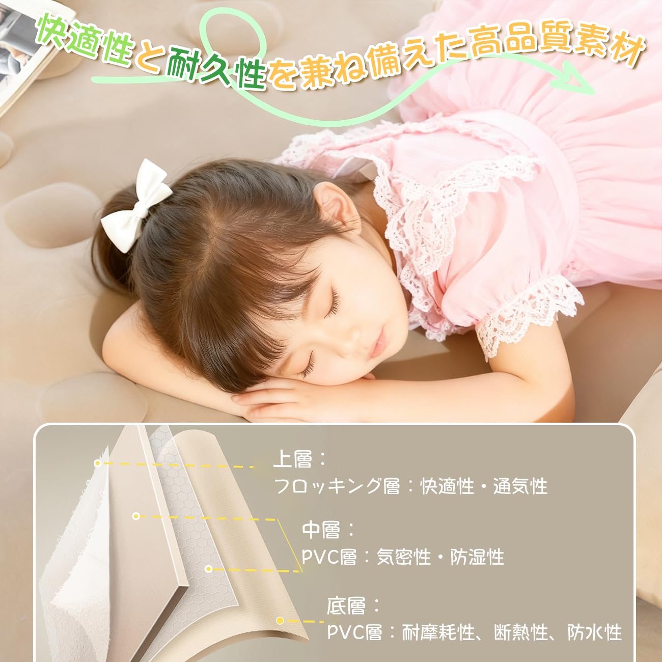 Amazon.co.jp: JUNHOTAI エアーベッド 厚25cm 電動エアーマット