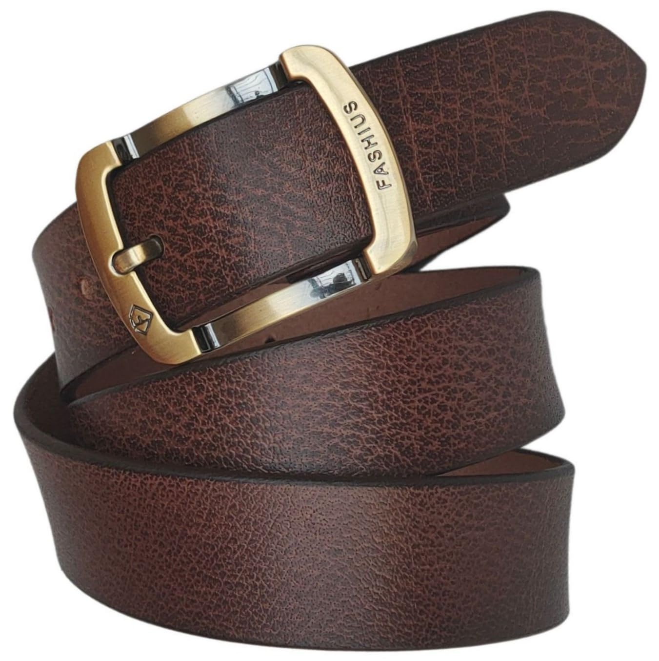 Men's Genuine Leather Belt for Men | Casual/Formal | Brown | Size - 34 color Brown-image-17