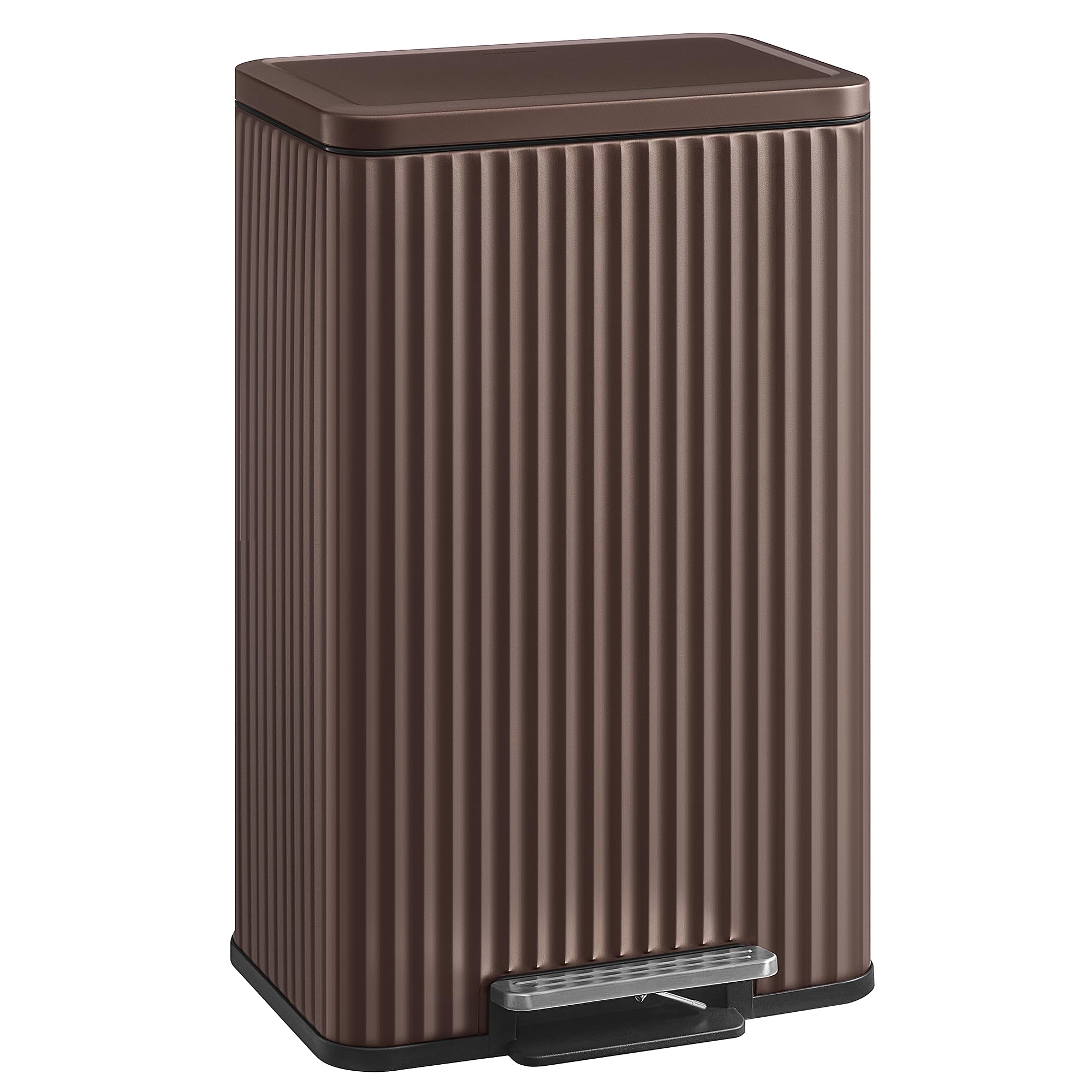 SONGMICS Fluted Trash Can ULTB586MZ01