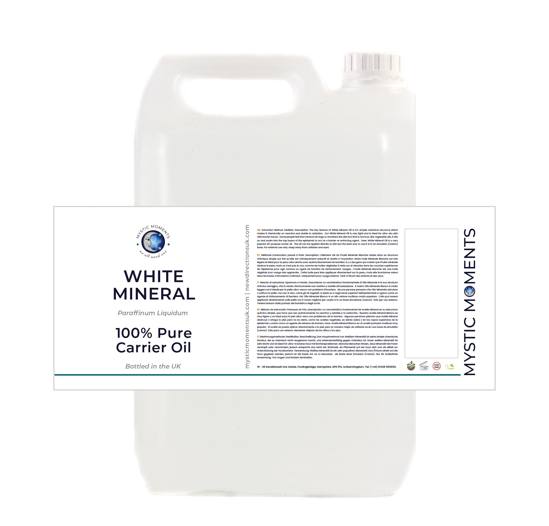 Mystic Moments White | Mineral Carrier Oil | 25 Litres