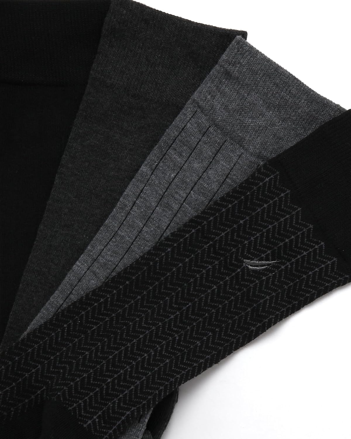 Nautica Mens Dress Socks Business Formal Comfort Stretch Crew Socks 5 Pack