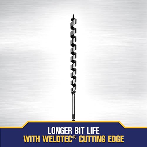 Miniatura 10 de IRWIN 4935572 Brocas de barreno, 1-116 x 17 pulgadas, color plateado