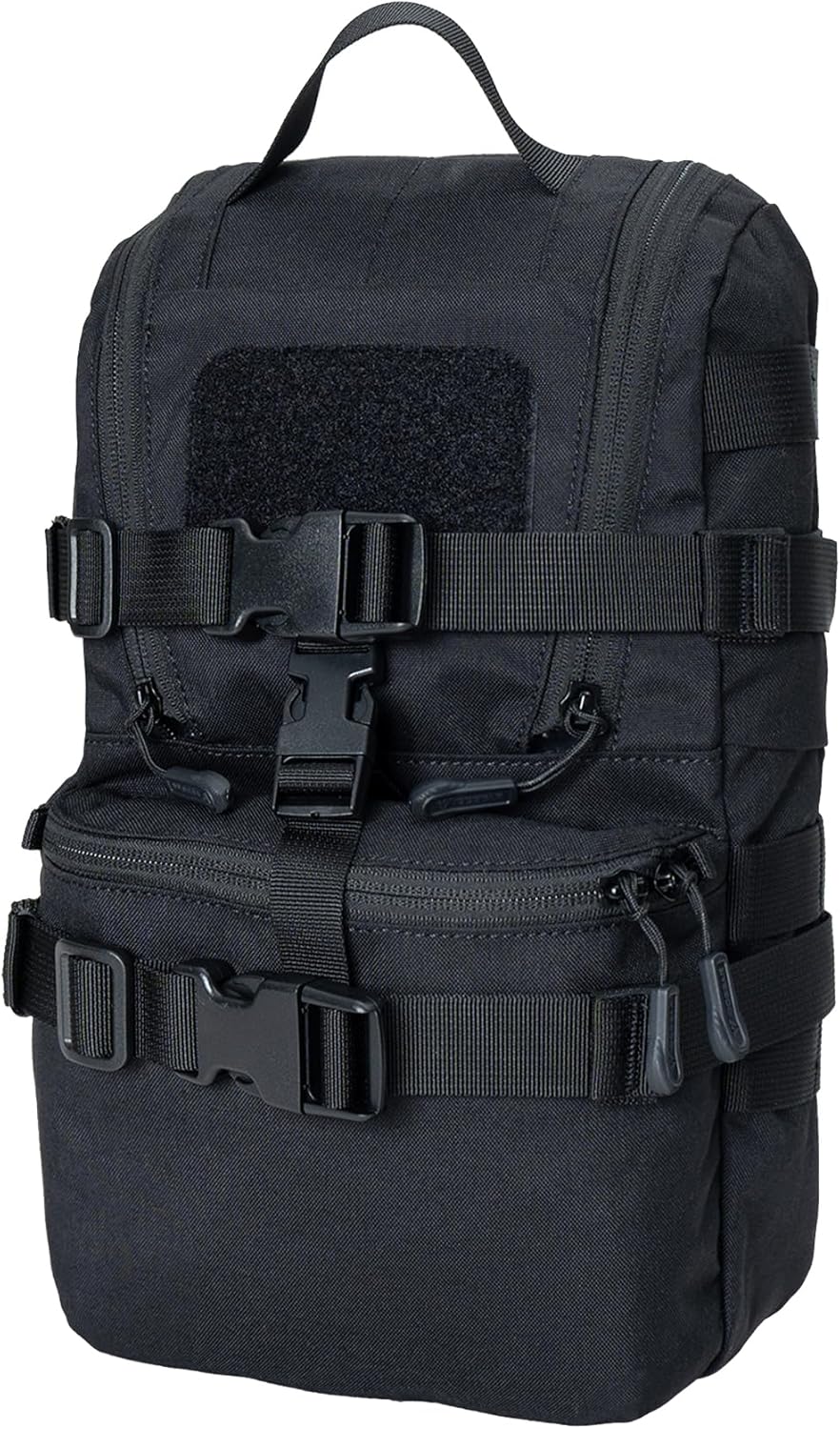 IDOGEAR SPORTS Tactical MOLLE Hydration Pack for 2L Water Bladder Reservoir Bag for Plate Carrier Outdoor Airsoft Paintball