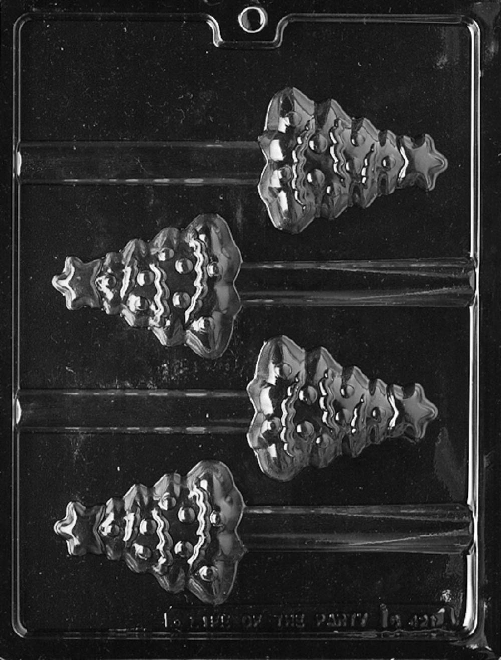Candyland Crafts Christmas Tree Pretzel Pop Chocolate Candy Soap Mold | Molding Chocolate, Soap or Plaster - Food Safe Plastic, Cake Decoration - C421