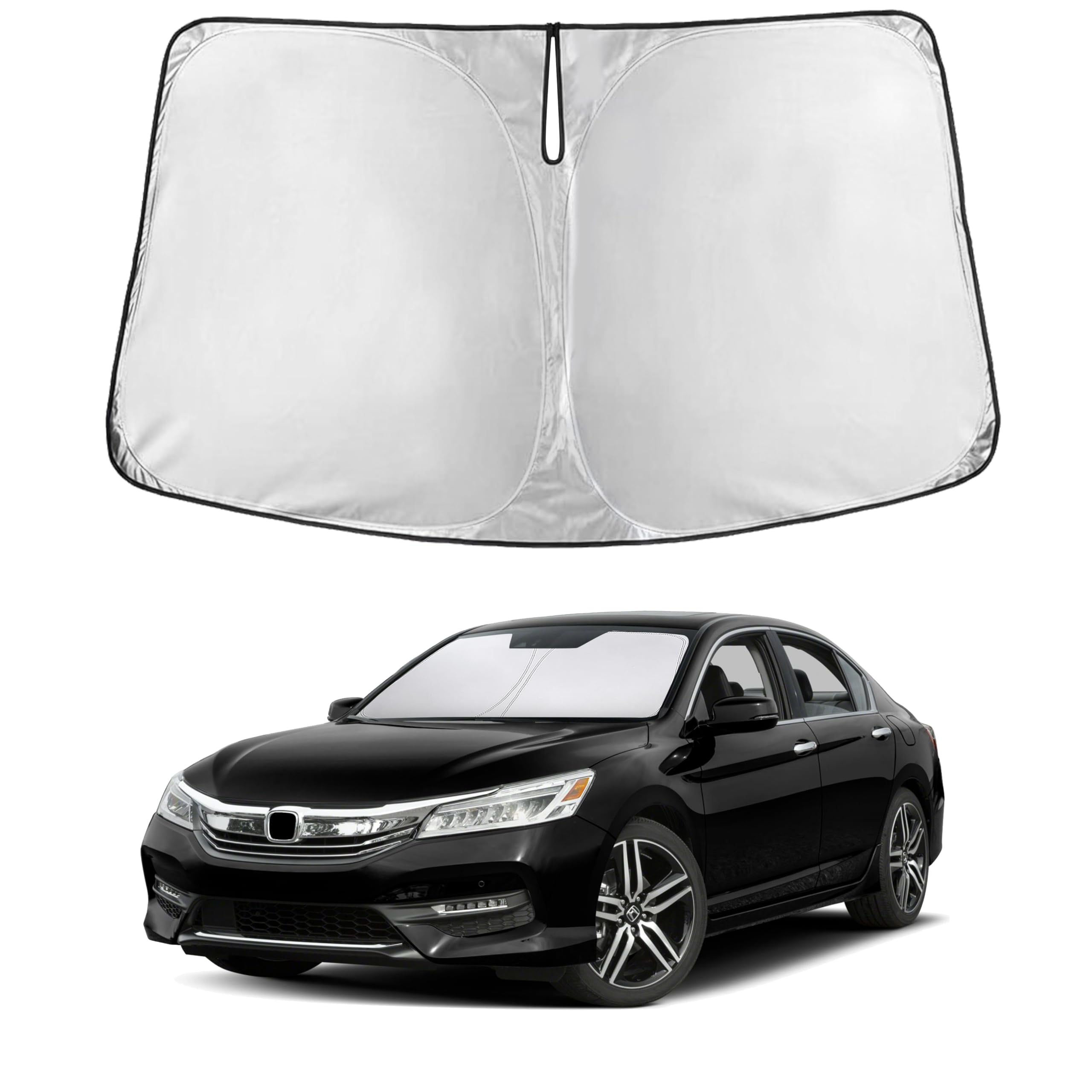 EcoNour Windshield Sunshade Compatible for Honda Accord 2013-2015 2016 2017
