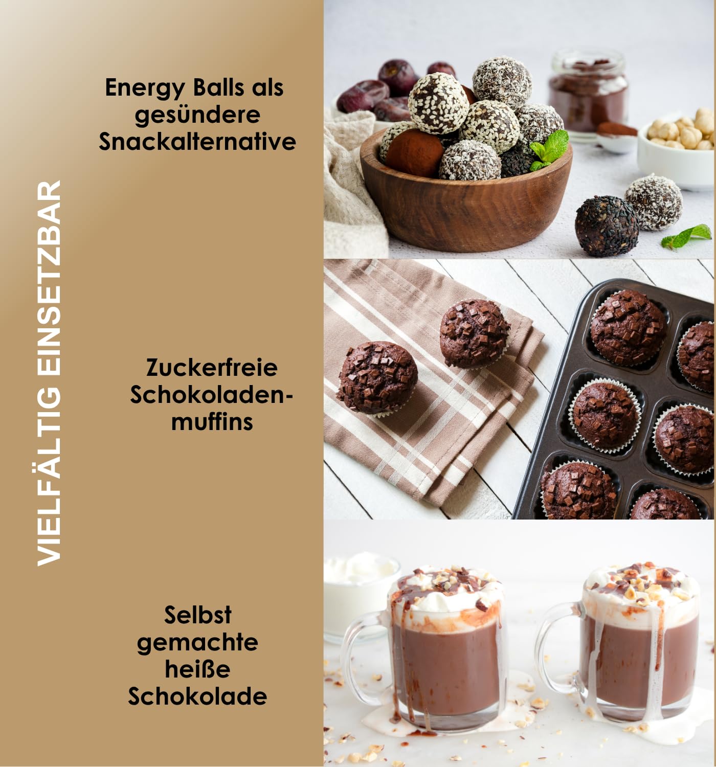 Bio 100 % geröstetes Kakaopulver – 1000 g | Extra dunkles Backkakao-Pulver aus Edelbohnen | Ohne Zucker | Cadmiumgeprüft | Vegan & Aromatisch | Premiumqualität für Trinkschokolade & Gebäck