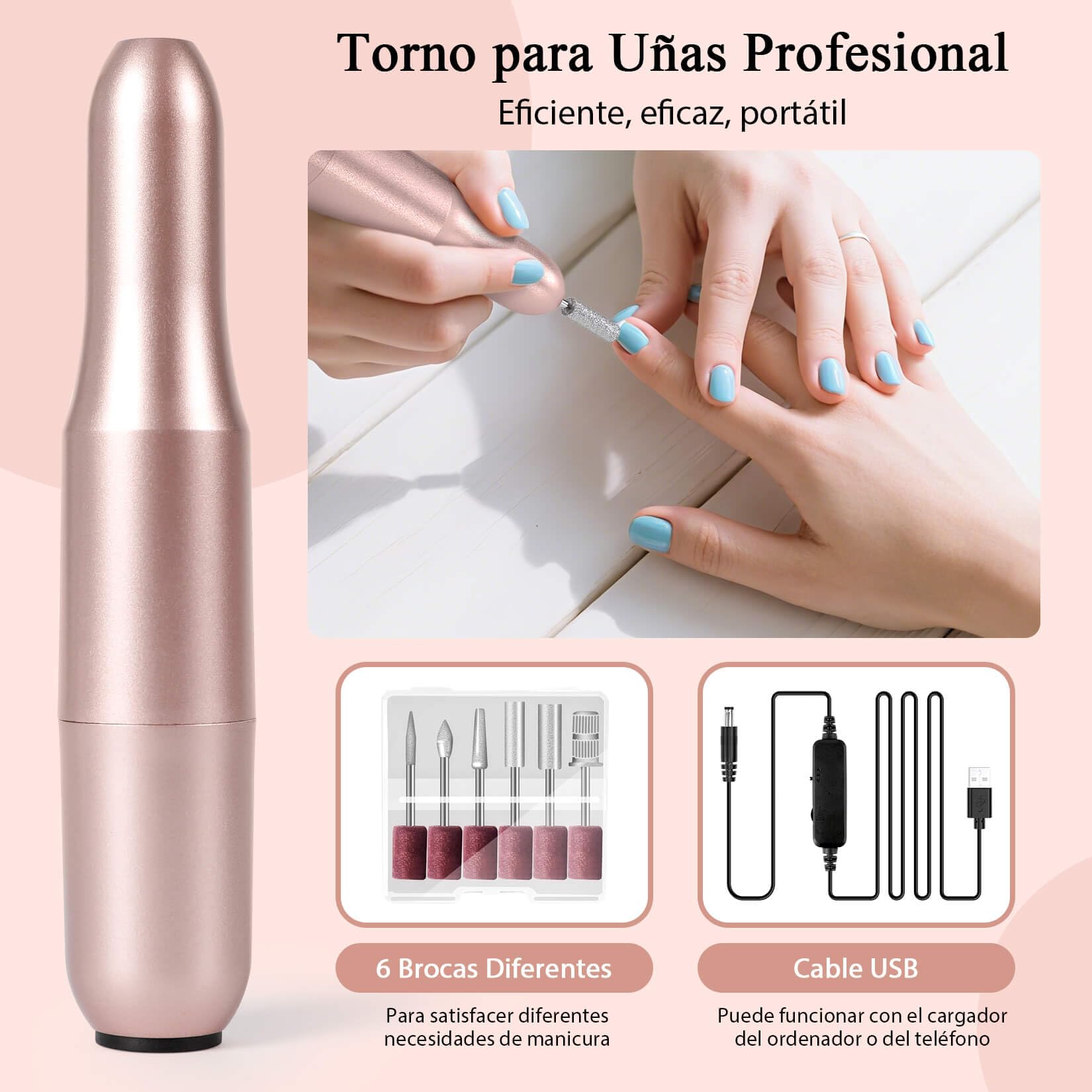 Phoenixy Uñas Semipermanentes Kit Completo con Lampara U V/LED 35 PCS Kit Uñas Semipermanentes con Torno para Uñas DIY Nail Art Set Manicura para Principiantes