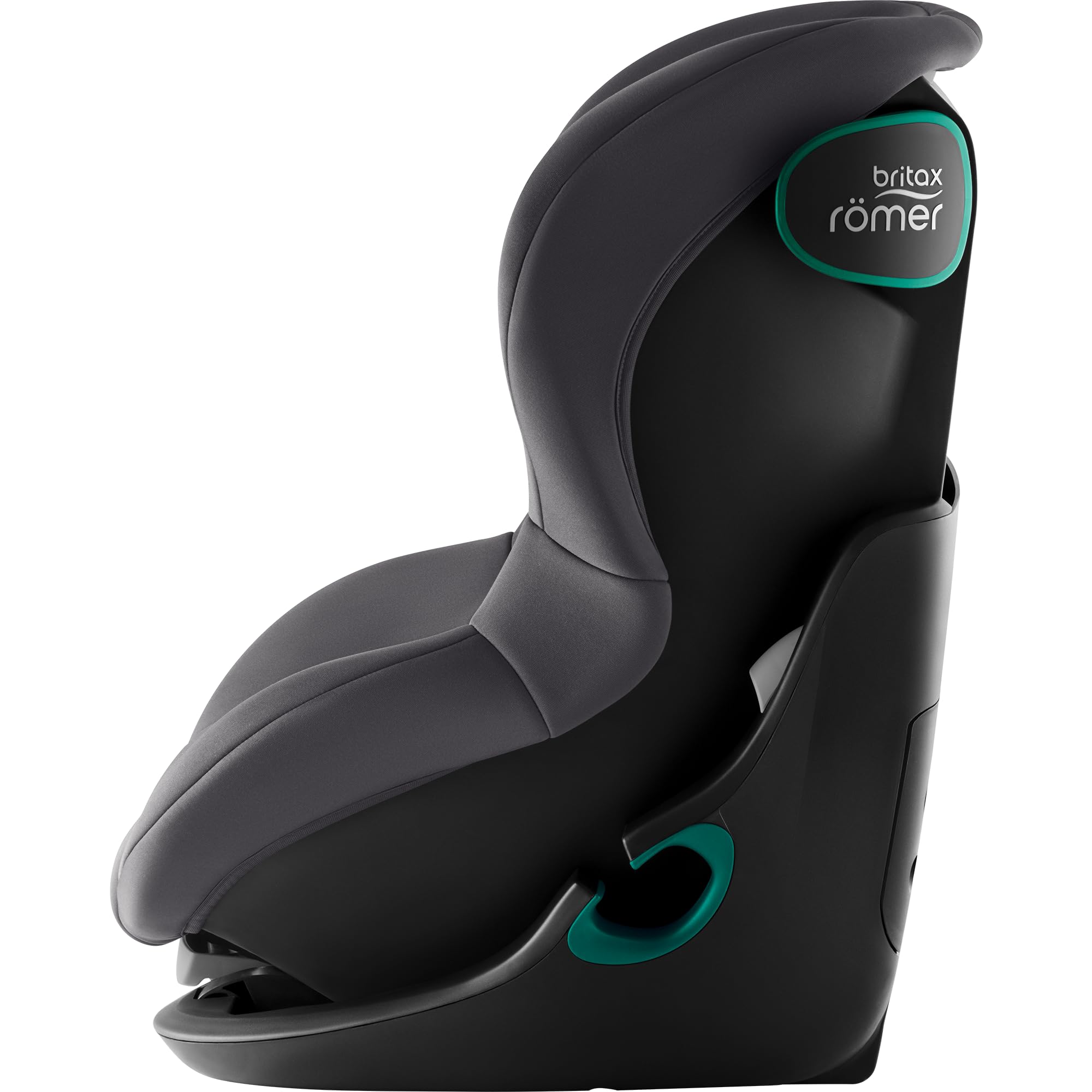 BRITAX RÖMER Kindersitz KING PRO, für Kleinkinder von 76-105 cm (i-Size) ohne ISOFIX, 15 Monate - 4 Jahre, Midnight Grey