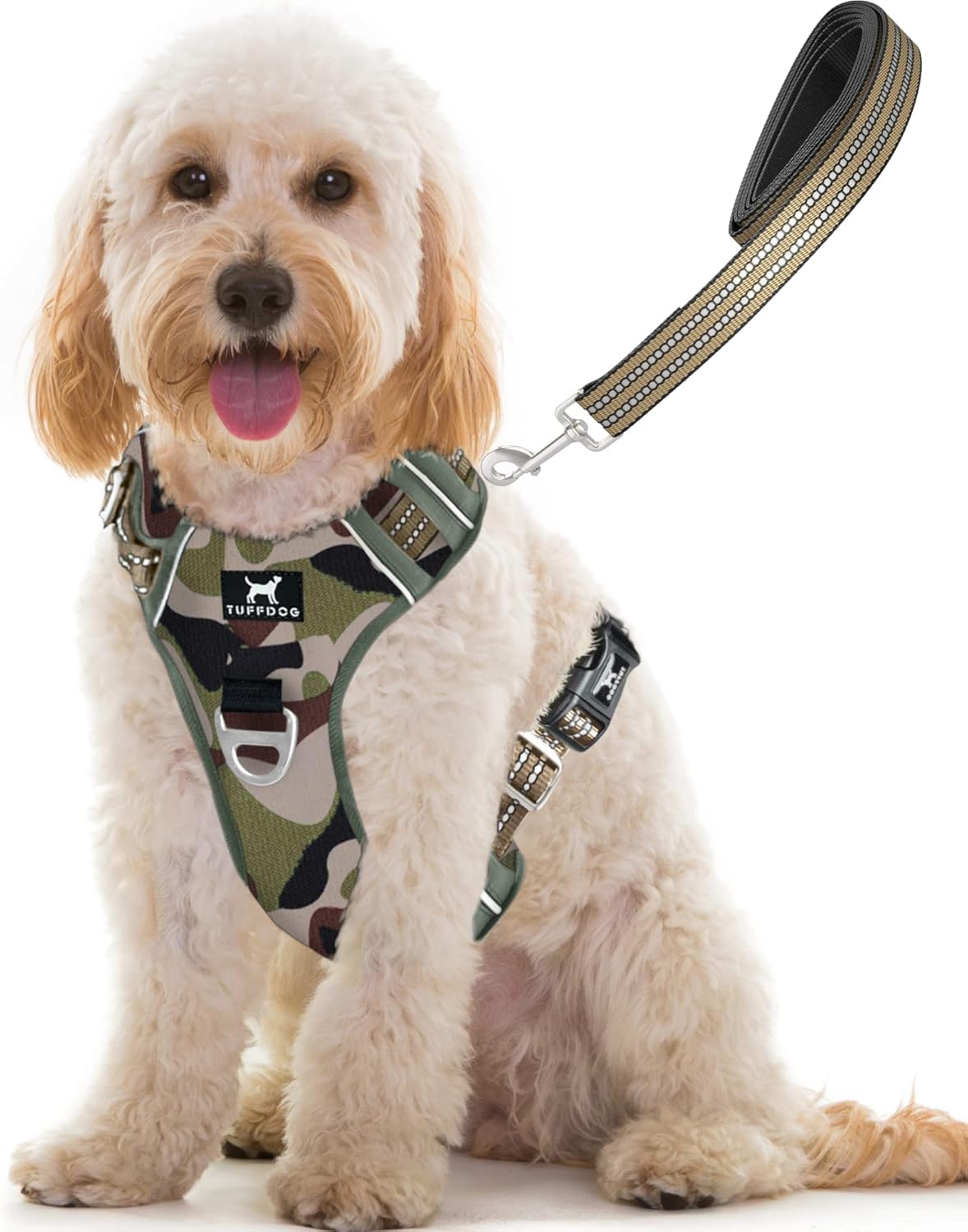 TUFFDOG EasyFit Dog Harness Medium Fast Release Neck Clip, Premium