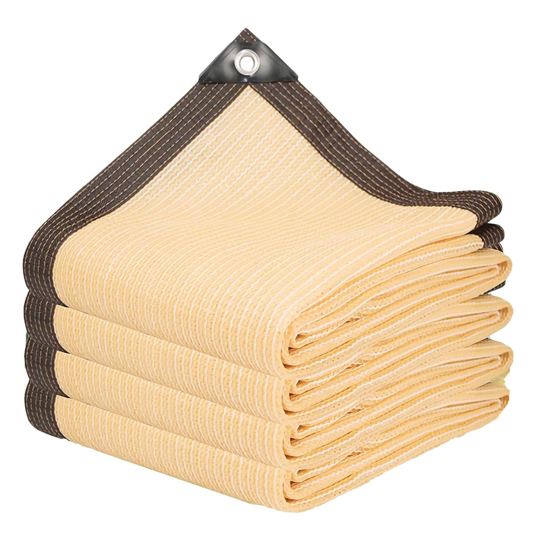 Tissu d'ombrage 345x535 cm résistant avec œillets anti-UV pour serre et terrasse