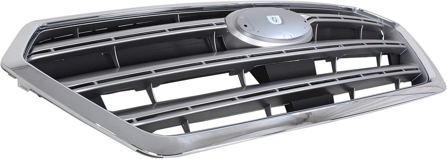 Garage-Pro Front Grille Assembly for 2015-2017 Subaru Legacy, Subaru Legacy Accessories, Painted Silver Shell, Gray Insert, CAPA