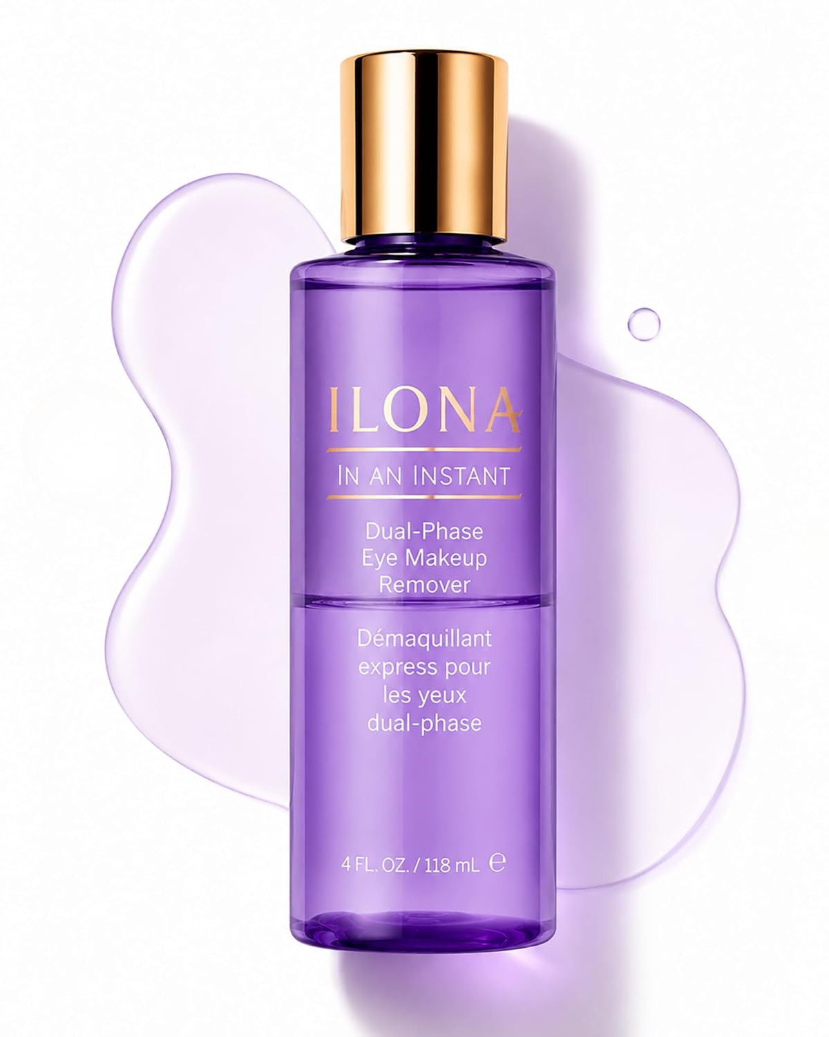 ILONA In an Instant Oil-Free Eye Makeup Remover, 4 oz