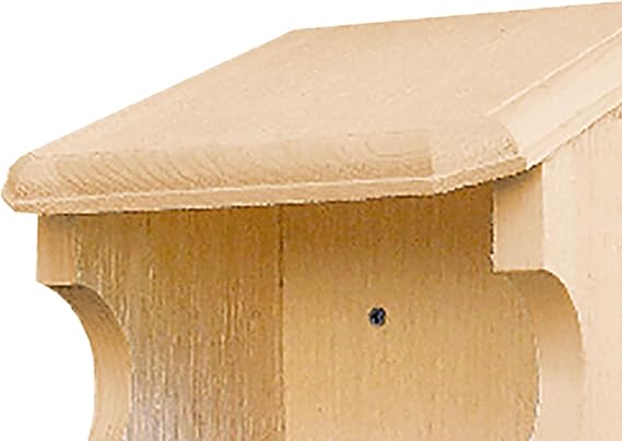 Nesting Perch Open-Front Birdhouse | Handcrafted from Sustainable Eastern White Pine | Easy Mount Under Eaves or on Building | Weather-Resistant Protection for Song Sparrows, Robins & More