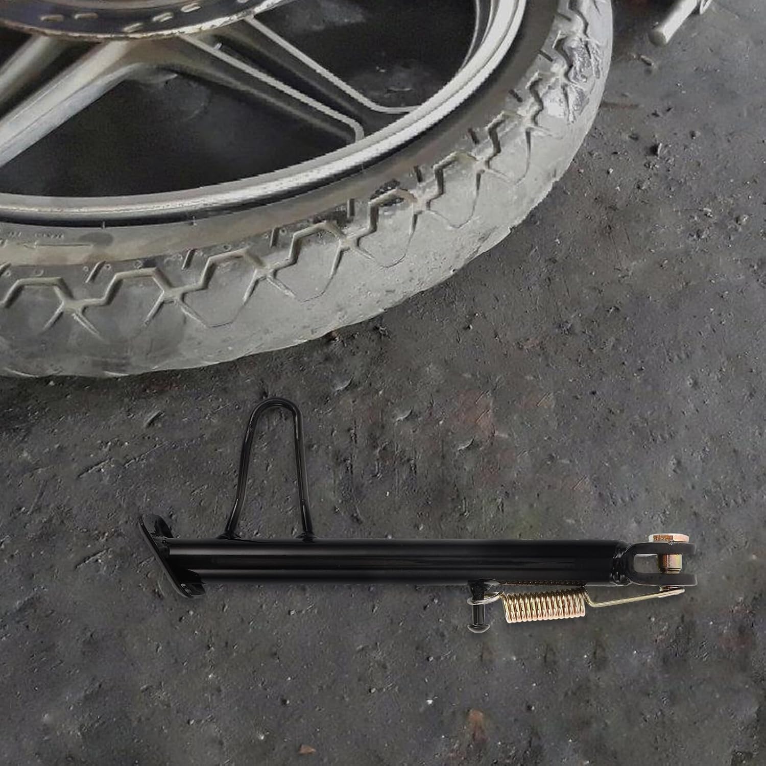 Aluminum Motorcycle Kickstand Side Stand for Electric Scooters and Motorbikes Lightweight Parking Support Compatible with Various Models