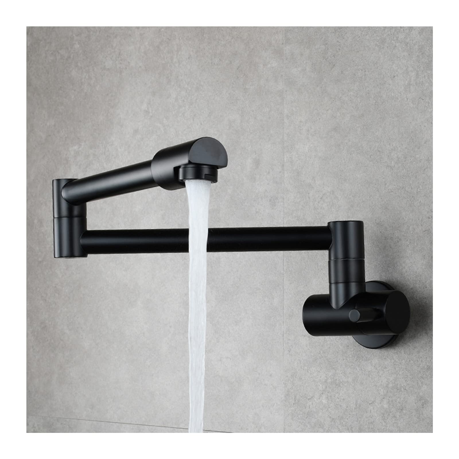 Robinet de remplissage de marmite avec double bras oscillant titane