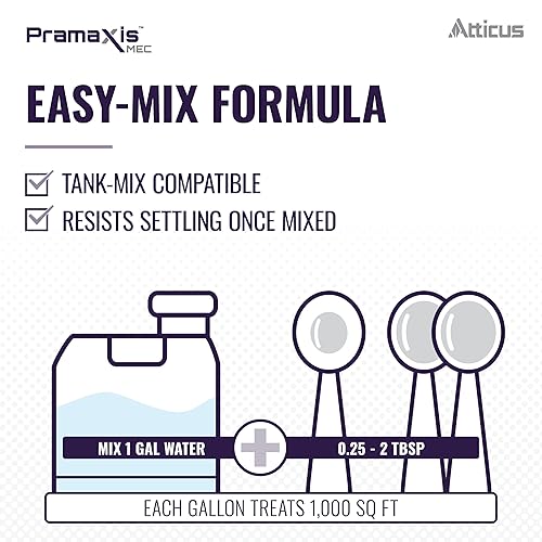 Miniatura 4 de Atticus Pramaxis MEC Regulador de crecimiento de plantas (8 onzas) – (comparado con 4 oz Primo Maxx) – Control de crecimiento de césped –