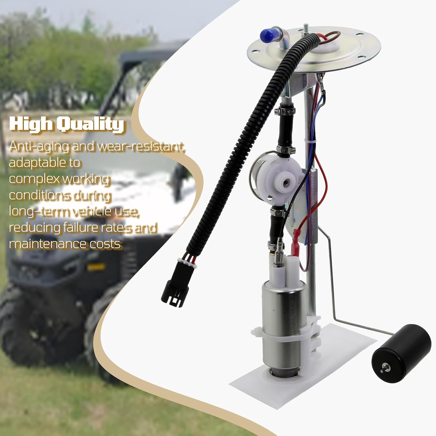 Fuel Pump Module Assembly 5-Bolt fit for Polaris Sportsman 700 EFl 2006 2007 2008 800 EFI 2005 2006 2007 2008 replace 471048 47-1048
