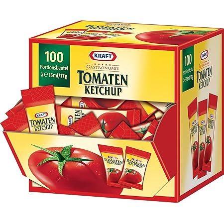 Heinz Tomato Ketchup Portsionsbeutel 100er Pack 100 X 17 Ml Amazon De Lebensmittel Getranke