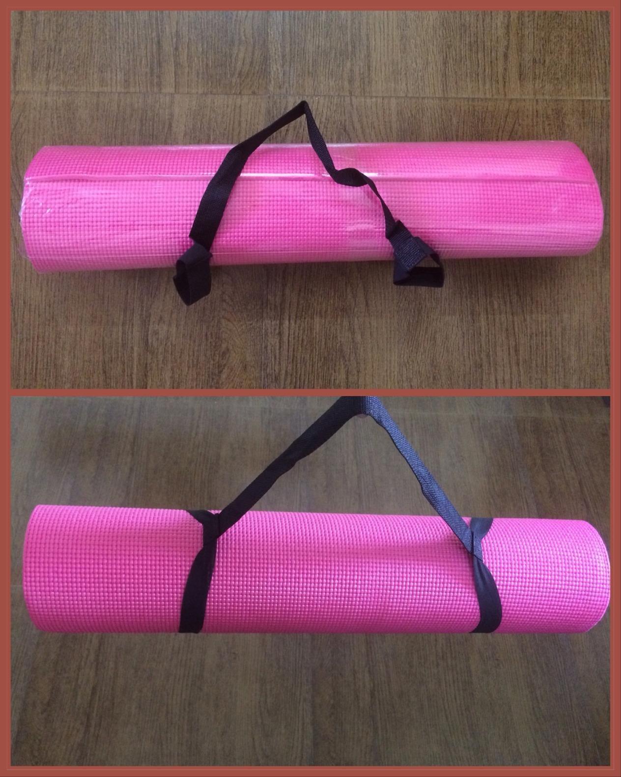 AmazonBasics Yoga and Exercise Mat with Carrying Strap, 6mm Amazon.in