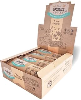 Tangy Orange Vanilla Granola Bars | 12 Pack | Refreshing Taste | The Gourmet Granola
