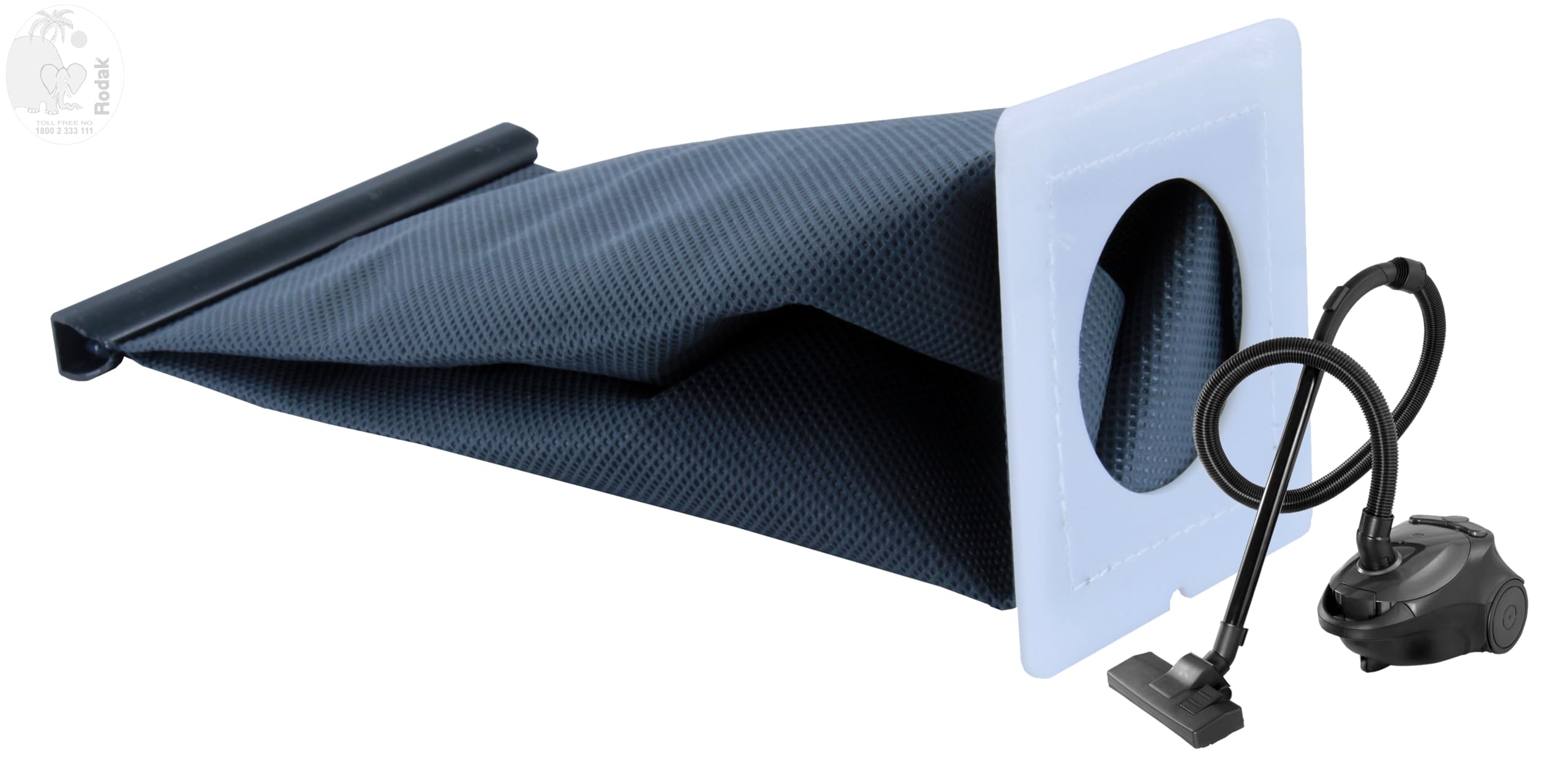 RODAK 1pc Reusable Non Woven Dust Bag, Compatible with Eurka Forbbes Jazz-image-29