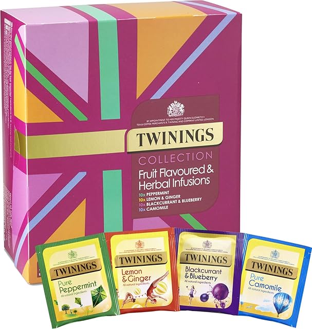 Twinings Infusions Selection Variety Gift Set (40 Teabags), Perfect Alternative Birthday Present