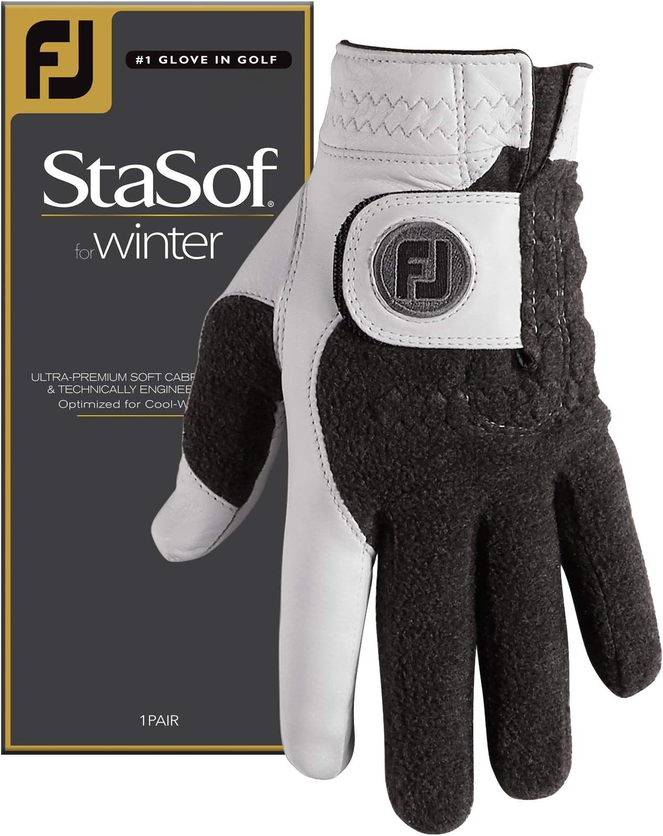 StaSof Winter Gloves, Pearl, Medium, Pair