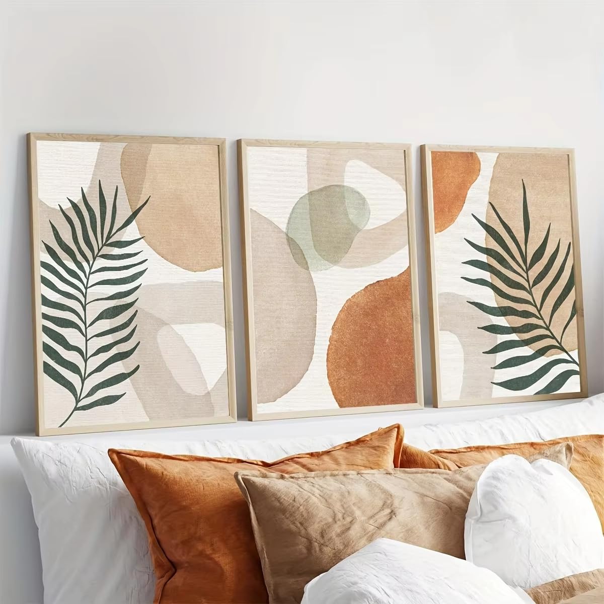 DFZEWKI Abstract Plant Flowers Pink Hydrangea Print Canvas Poster Wall Art Bohemian Style Modern Retro Home Decor(50x70cm(20x28in) x3/No frame)
