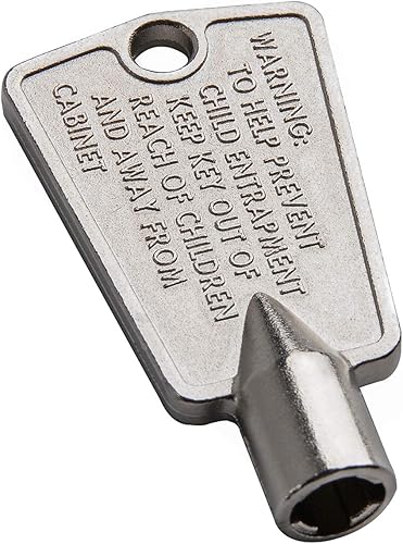 216702900 Llave de puerta de congelador para Frigidaire Kenmore AP4071414 PS2061565 AP2113733 AP4301346 PS1991481 06599905 08037402 12849 (Metal)