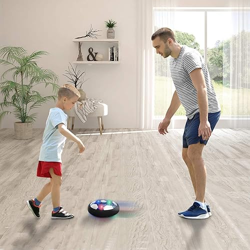 Miniatura 7 de Hover - Pelota de fútbol para niños, flotante, con luz LED, pelota de fútbol para entrenamiento para niños y exteriores, regalos de cumpleaños para