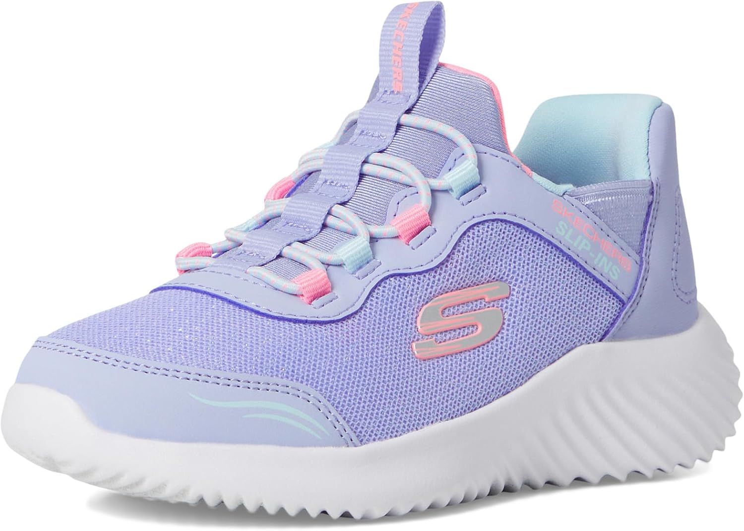 Skechers Girls' Bounder Simple Cute Sneakers - Image 2